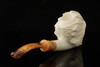 Big Chief Block Meerschaum Pipe Carved by R. Karaca with fitted case 14912