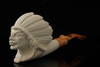 Big Chief Block Meerschaum Pipe Carved by R. Karaca with fitted case 14912
