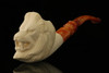Lion Block Meerschaum Pipe with fitted case M1699