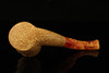 Skull Carved Block Meerschaum Pipe with fitted case 14922