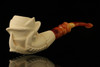 Rose in Claw  Block Meerschaum Pipe with fitted case M1793