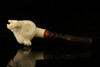 Horse by R. Karaca Block Meerschaum Pipe with fitted case M1816