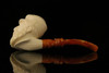 French Soldier Block Meerschaum Pipe with fitted case M1824