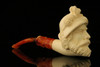 Cavalier Block Meerschaum Pipe with fitted case M1826