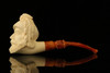 Cavalier Block Meerschaum Pipe with fitted case M1826