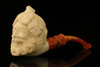 Bacchus Block Meerschaum Pipe with fitted case M1829