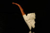 Pirate Block Meerschaum Pipe with fitted case M1831