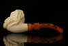 Cavalier Block Meerschaum Pipe with fitted case M1834