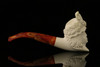 Victorian Lady Block Meerschaum Pipe with fitted case M1872