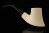 srv Premium - Freehand - Block Meerschaum Pipe with custom case 14449r