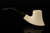 srv Premium - Freehand - Block Meerschaum Pipe with custom case 14449r