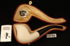 srv Premium - Cobra - Block Meerschaum Pipe with custom case 12792