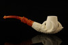 Eagle's Claw Block Meerschaum Pipe with fitted case 14972