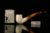 Bent Billiard Block Meerschaum Pipe with pouch M1904