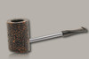 Nording Compass Brown Rustic Briar Smoking Pipe with pouch