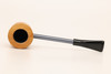 Nording Compass Natural Rustic MacArthur Dual Stem Briar Smoking Pipe with pouch