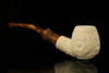 Autograph Series Churchwarden Apple Meerschaum Pipe with case M1921