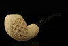 srv Premium - Designers Special Block Meerschaum Pipe with fitted case 14981