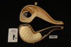 srv Premium - Designers Special Block Meerschaum Pipe with fitted case 14981