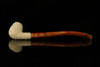 Autograph Series Churchwarden Bent Billiard Meerschaum Pipe with case M1932