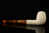 Lattice Billiard Block Meerschaum Pipe with fitted case 15010