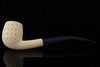 Lattice Bent Billiard Block Meerschaum Pipe with fitted case 15013