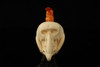 Skull in Claw Block Meerschaum Pipe with fitted case 15019