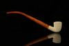 Lattice Dublin Churchwarden Block Meerschaum Pipe with fitted case M2047