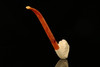 Big Chief Churchwarden Dual Stem Meerschaum Pipe with fitted case M2062