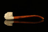 Big Chief Churchwarden Dual Stem Meerschaum Pipe with fitted case M2062