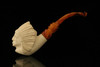 Big Chief Churchwarden Dual Stem Meerschaum Pipe with fitted case M2062