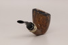 Nording - Double Silver #2 Briar Smoking Pipe with pouch B1825