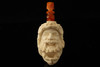 Bacchus Block Meerschaum Pipe by I. Baglan with custom case 15072