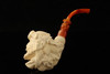 Bacchus Block Meerschaum Pipe by I. Baglan with custom case 15072