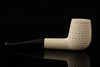 srv Premium - Lattice Billiard Block Meerschaum Pipe with custom case 14930