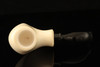 IMP Meerschaum Pipe - Le Cailar -  Hand Carved 9 mm filter with fitted case i2440