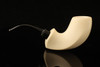 IMP Meerschaum Pipe - Le Cailar -  Hand Carved 9 mm filter with fitted case i2440