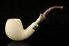 IMP Meerschaum Pipe - Macchiato  - Hand Carved with pocket case i2441