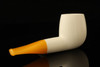 IMP Meerschaum Pipe - Nosewarmer Billiard - Hand Carved with custom case i2442