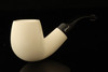 IMP Meerschaum Pipe - Nosewarmer Billiard - Hand Carved with custom case i2447