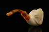 srv - Hercules Block Meerschaum Pipe with fitted case 15121