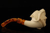 srv - Hercules Block Meerschaum Pipe with fitted case 15121