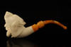 srv - Hercules Block Meerschaum Pipe with fitted case 15121