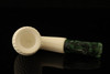 IMP Meerschaum Pipe - Bandon Nosewarmer - Hand Carved with custom case i2479