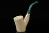 IMP Meerschaum Pipe - Galata - Hand Carved with pocket case i2482