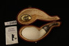 IMP Meerschaum Pipe - Nosewarmer - Golfer Hand Carved with custom case i2489