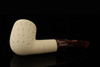 IMP Meerschaum Pipe - Nosewarmer - Pisa Hand Carved with custom case i2489