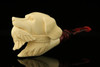 Hunter's Dog Block Meerschaum Pipe with fitted case M2085