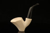 srv Premium - Sitting Panel 9 mm. filter Block Meerschaum Pipe with fitted case 15156