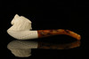 Wolf Block Meerschaum Pipe with fitted case M2088